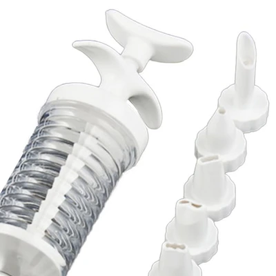 Gambar Chef Craft Set Icing Syringe Transparan - Putih