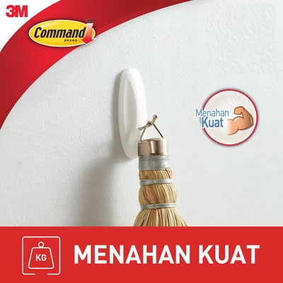 Gambar 3m Command Gantungan Dinding Serbaguna Medium Wire Hooks 17068anz