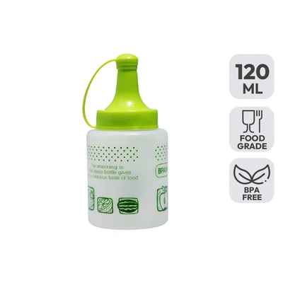 Gambar Komax Botol Mustard Plastik 120 ml - Hijau