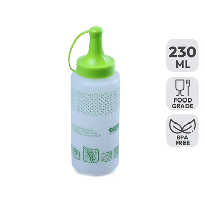Gambar Komax Botol Mustard Plastik 230 ml - Hijau