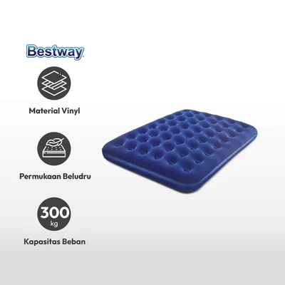 Gambar Bestway 203x152x22 Cm Kasur Angin - Biru