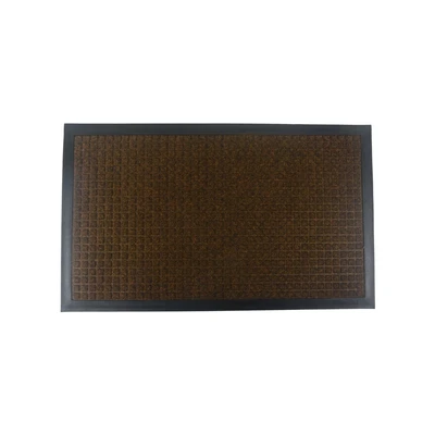 Gambar Krisbow Keset Pintu Polyester 120x240 cm - Cokelat