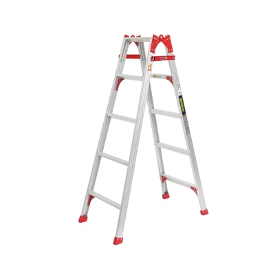 Gambar Krisbow Fixsteps Tangga Aluminium 2In1 5 Step