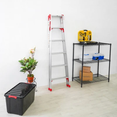 Gambar Krisbow Tangga Aluminium 2 In 1 6 Step