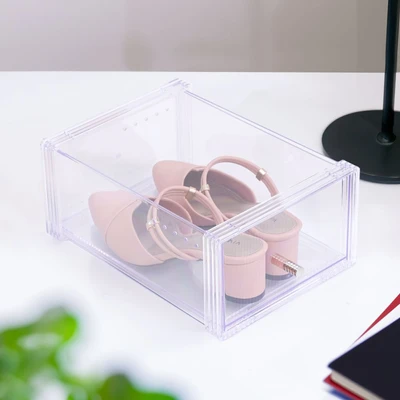 Gambar Boxbox Kotak Sepatu Sorong Transparan