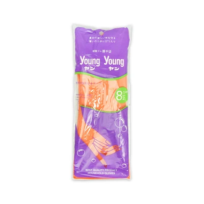 Gambar Young Young Ukuran 8.5 Sarung Tangan Latex - Oranye