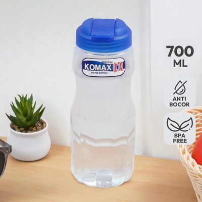 Gambar Komax Botol Minum Plastik 700 ml - Biru
