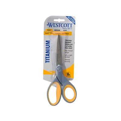 Gambar Westcott Gunting 8 Inch - Abu-Abu/Oranye