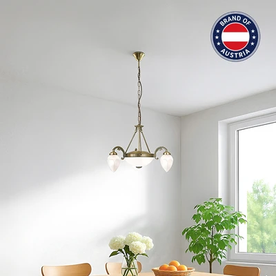 Gambar Eglo Imperial Lampu Gantung Hias Burnished 3+2