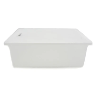 Gambar Clover Kotak Penyimpanan Dengan Tutup 51x35.5x20 cm - Putih