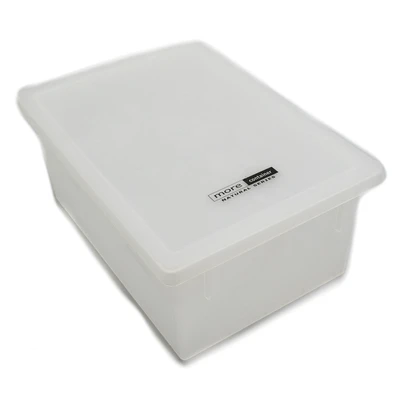 Gambar Clover Kotak Penyimpanan Dengan Tutup 35.5x25x15 cm - Putih