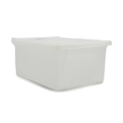 Gambar Clover Kotak Penyimpanan Dengan Tutup 35.5x25x15 cm - Putih