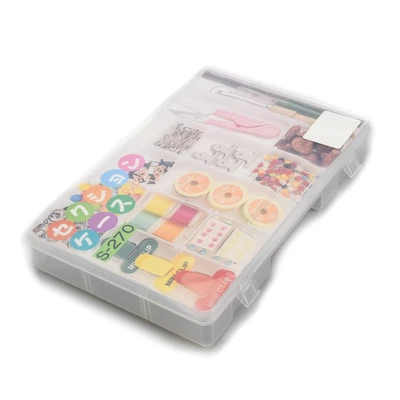 Gambar Clover Kotak Penyimpanan Aksesoris 29x19x4.5 cm - Putih