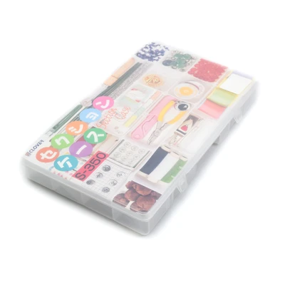Gambar Clover Kotak Penyimpanan Aksesoris 37.5x23x5 cm - Putih