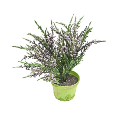 Gambar Arthome Bunga Artifisial Lavender Dengan Pot 30 cm - Ungu