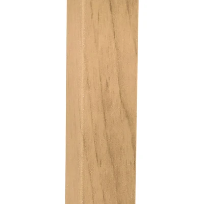 Gambar Kris Lis Profil Ending Aluminium - Natural Oak