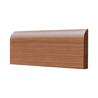 Gambar Kris Lis Profil Skirting Kayu 6 Cm - Cokelat Muda