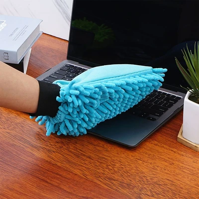Gambar Proclean Chenille Sarung Tangan Pembersih - Biru