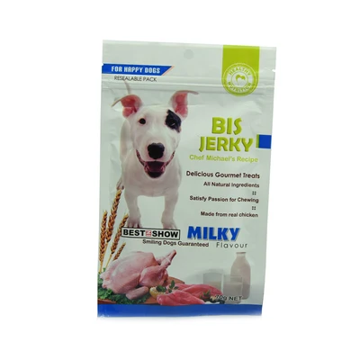 Gambar Best In Show Camilan Anjing Bis Jerky Milky 70 gr