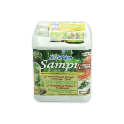 Gambar Green World Pupuk Tanaman Organik Magic Gro Sampi Dengan Omega 3 1 Liter