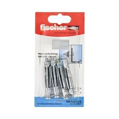 Gambar Fischer Set Dynabolt Gipsum Hm 5X52 4Pcs