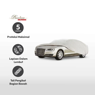 Gambar Prestige Cover Mobil Tipe Hatchback-B 5 Layer - Abu-Abu