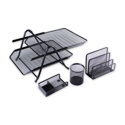 Gambar Odi Organizer Meja Kantor Set 4 pcs - Hitam