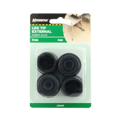 Gambar Krisbow Alas Kaki Antalan Karet Meja Dan Kursi 2.2 cm 4 Pcs