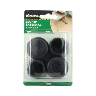 Gambar Krisbow Alas Kaki Bantalan Karet Meja Dan Kursi 2.5 cm 4 Pcs