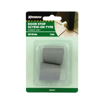 Gambar Krisbow Karet Penahan Pintu 3x3.5 cm - Abu-Abu