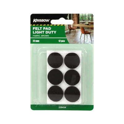 Gambar Krisbow Alas Kaki Furnitur Bentuk Bulat 22mm 12Pcs