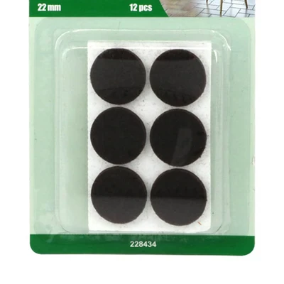 Gambar Krisbow Alas Kaki Furnitur Bentuk Bulat 22mm 12Pcs