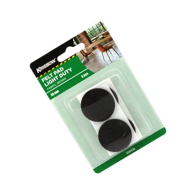 Gambar Krisbow Alas Kaki Furnitur Bulat 35mm 6Pcs - Cokelat