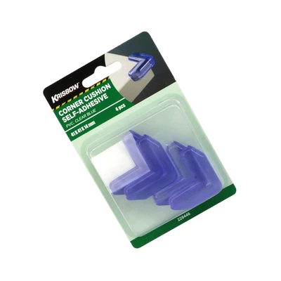 Gambar Krisbow Pelindung Sudut Meja 4.1x4.1x1.4 cm 4 Pcs