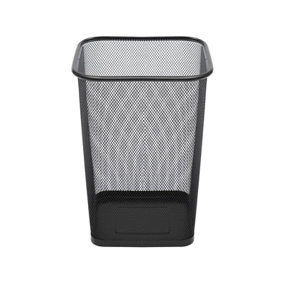 Gambar Stora Tempat Sampah Besi Mesh Square 14 Liter - Hitam