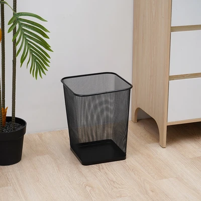 Gambar Stora Tempat Sampah Besi Mesh Square 29 Liter - Hitam