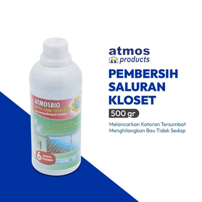 Gambar Atmos Cairan Pembersih Pipa Saluran Septic Tank 500 gr