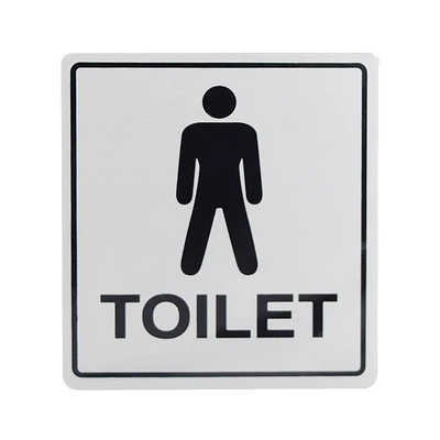 Gambar Krisbow Stiker Anodized Toilet Pria 9x10 cm