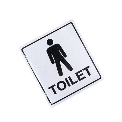 Gambar Krisbow Stiker Anodized Toilet Pria 9x10 cm