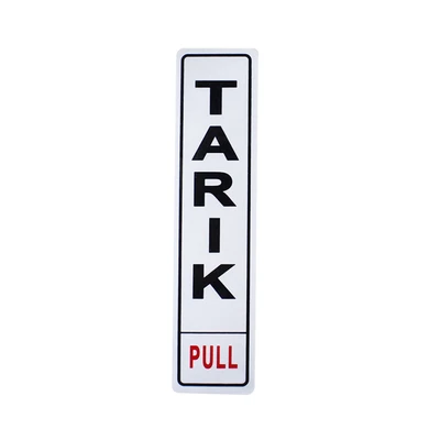 Gambar Krisbow Stiker Anodized Tarik | Pull 4.5x19.5 cm
