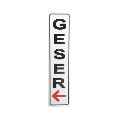 Gambar Krisbow Stiker Anodized Geser Kiri 4.5x19.5 cm
