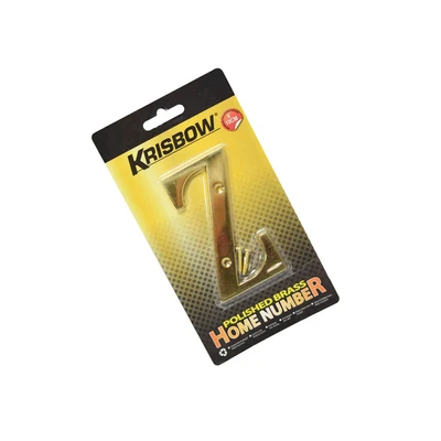 Gambar Krisbow Huruf Rumah Z Polish Brass 10 cm