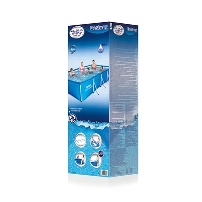 Gambar Bestway 400x211x81 cm Kolam Renang Frame Square 56405