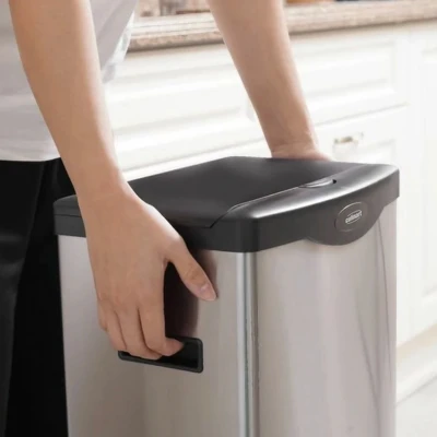 Gambar Culinart Tempat Beras Stainless Steel Dengan Auto Keyboard 37.5 liter - Silver