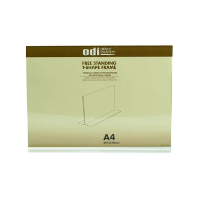 Gambar Odi Sign Holder Acrylic Horizontal T A4