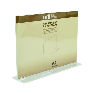 Gambar Odi Sign Holder Acrylic Horizontal T A4