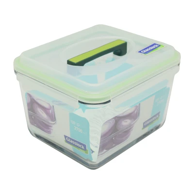 Gambar Glasslock Handy Wadah Makanan Rectangle 3.7 Liter