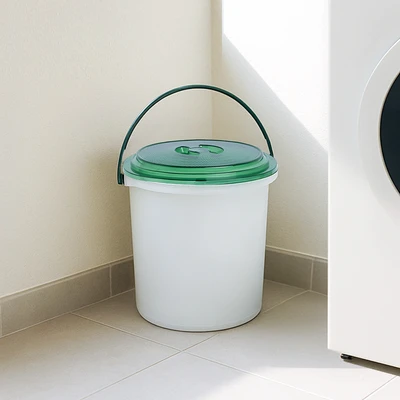 Gambar Proclean 9 Ltr Ember Dengan Tutup - Putih/Hijau
