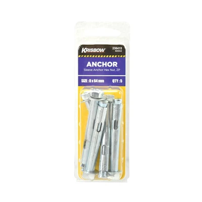 Gambar Krisbow Baut Tanam 8X64 mm 5 Pcs