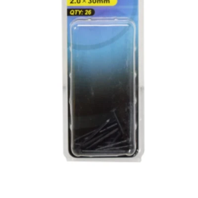 Gambar Krisbow Paku Dinding 2X30 mm 26 Pcs - Hitam